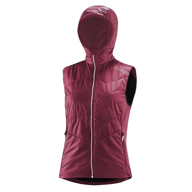 Löffler W Hooded Vest PL 60 purpur