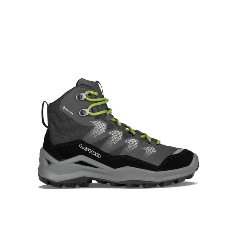 Lowa Maddox Pro GTX Mid Junior schwarz limone