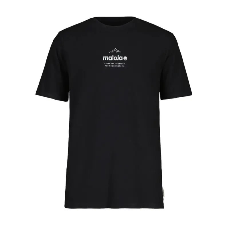 Maloja Alpspitz deep black Herren T-Shirt
