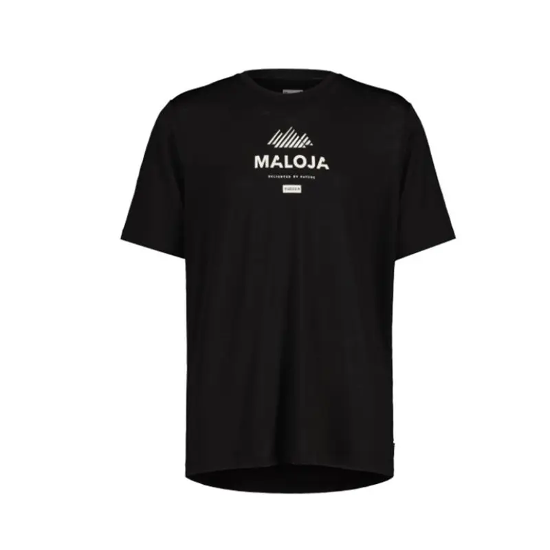 Maloja Kalmberg deep black Herren T-Shirt