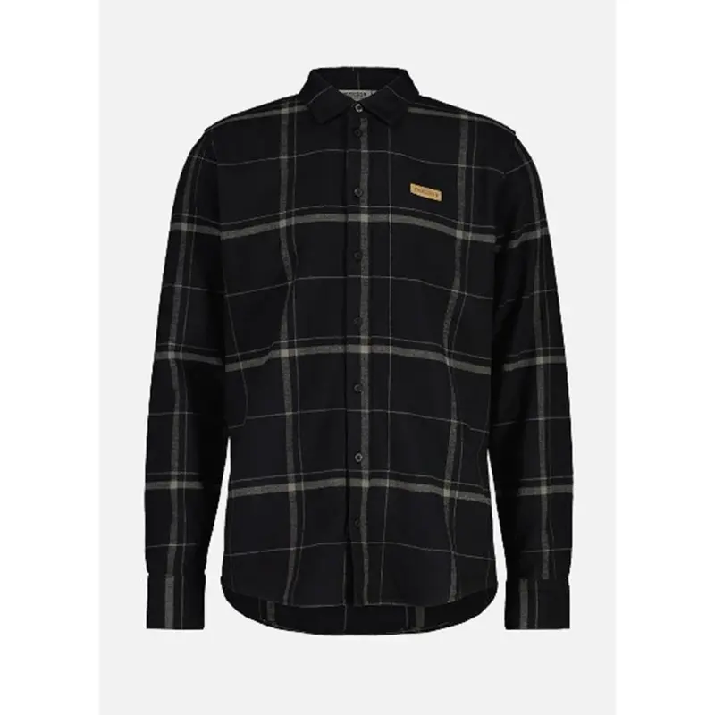 Maloja KofelM. Hemd Herren Deep Black Multi