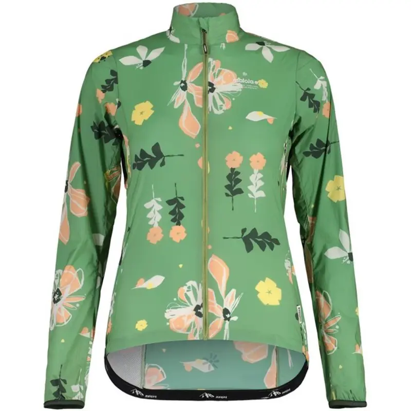 Maloja Seis Printed Cycle pastel clover flora Damen Radjacke