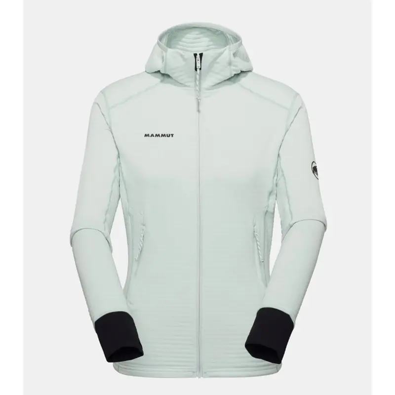 MAMMUT Taiss Light ML Hooded Jacket Women silver sage Damen