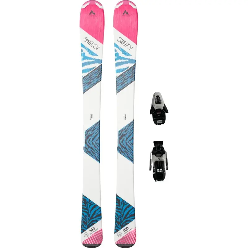 McKinley Kinder Ski Set Sweety pink white inklusive Bindung (geschraubt 2025 2026