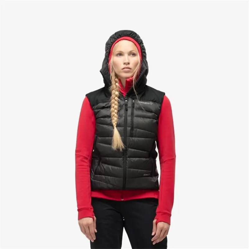 Norrona Damen Weste falketind down Vest schwarz