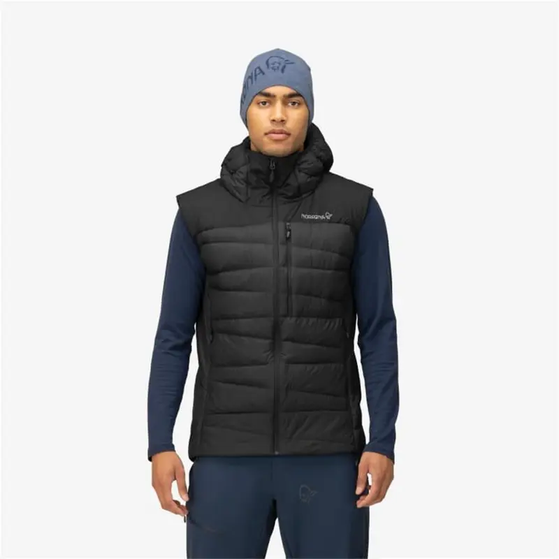 Norrona Herren Weste falketind down vest schwarz