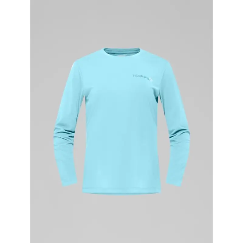 Norrona W Femund Tech Long Sleeve aqua haze Damen