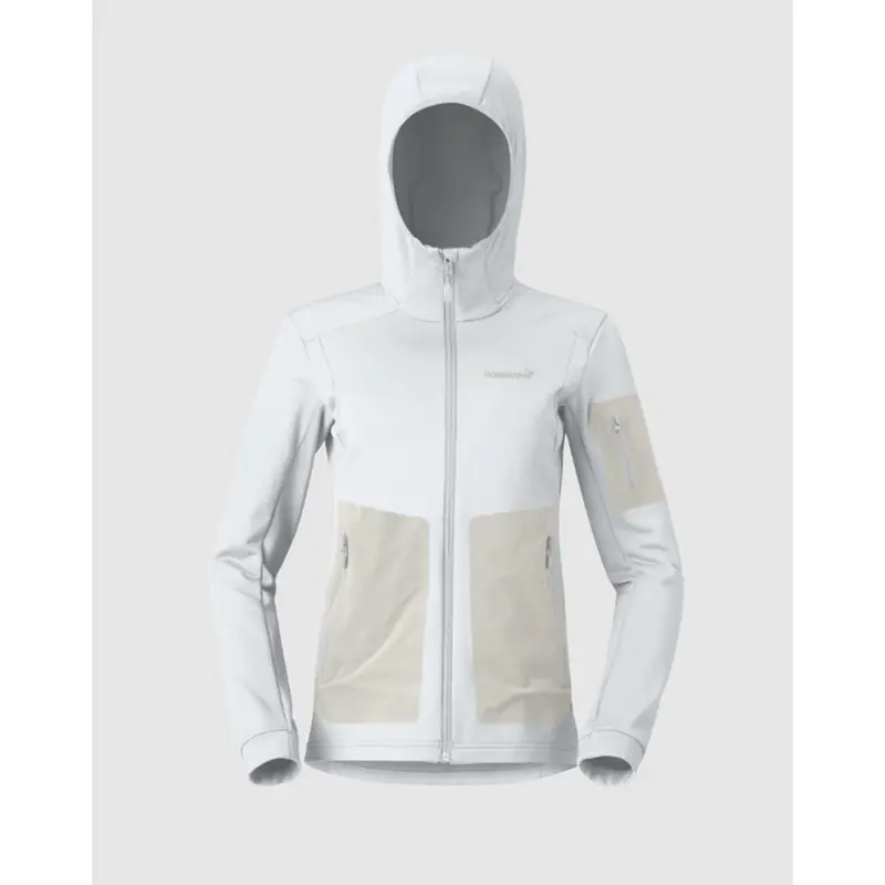 Norrøna Women'sfalketind warm2 stretch Hood - snow white