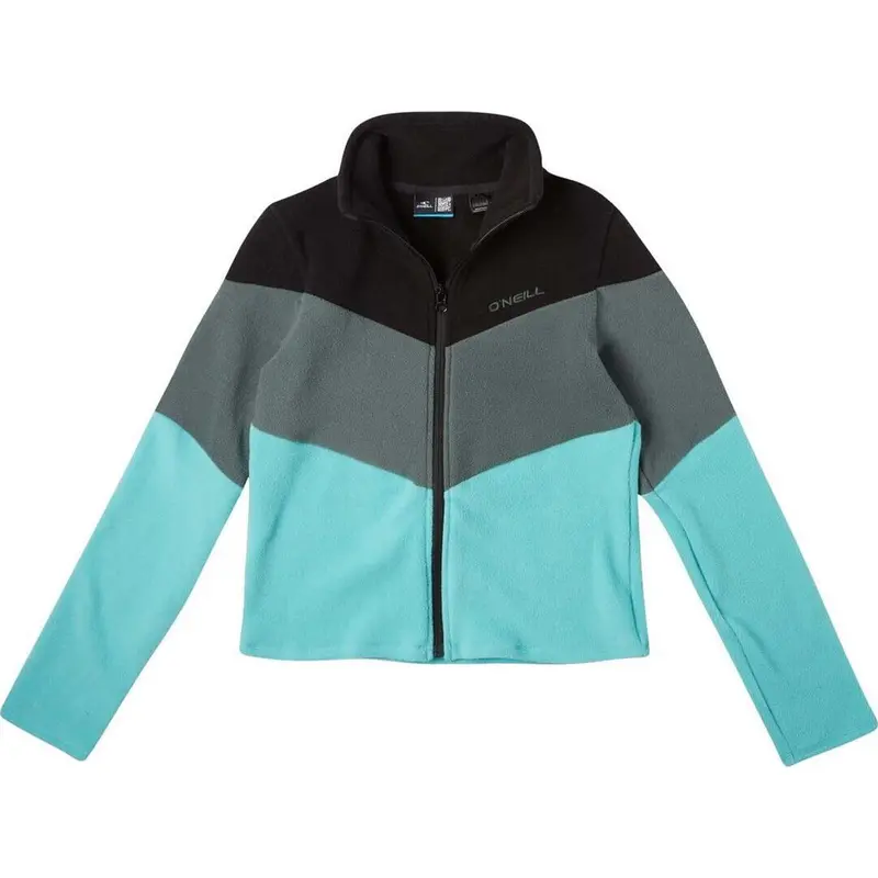 O`Neill Diamond Fleece black out colour block Kinder Fleecejacke