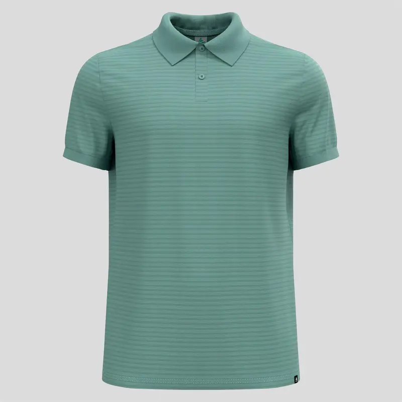 Odlo Ascent Poloshirt mit Naturfasern Herren arctic