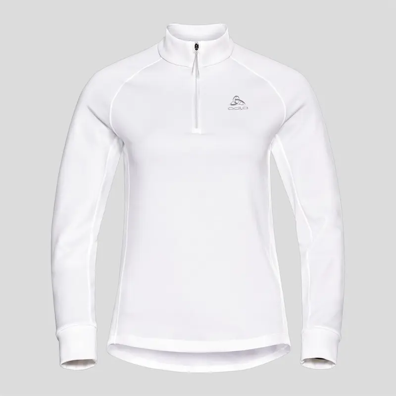 ODLO Berra Mid Layer mit Halbrei?verschluss für Damen white