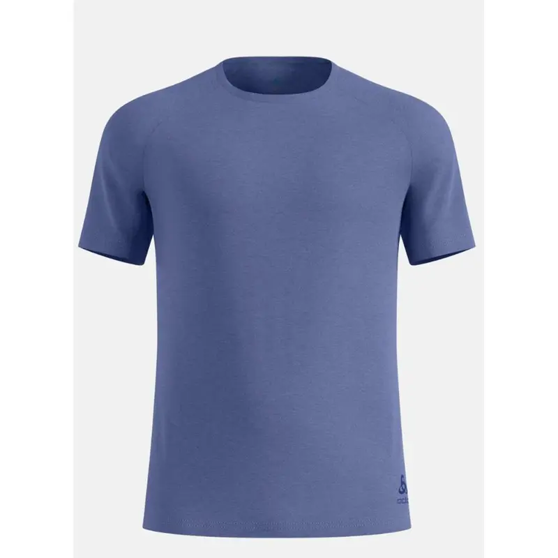 Odlo M Essential 365 Crew Neck S/S dazzling blue melange Herren T-Shirt