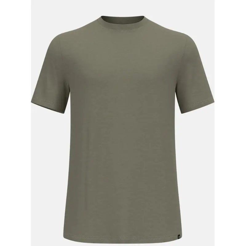 Odlo M Merino Tencel Plain Tee vetiver melange Herren T-Shirt