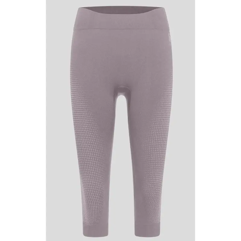 Odlo - Performance Warm Base Layer 3/4 Tights - Gray Ridge- Damen