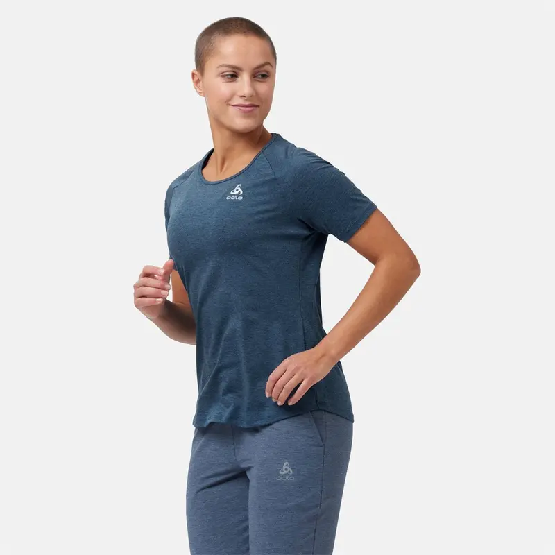 Odlo Run Easy T-Shirt blue wing teal melange