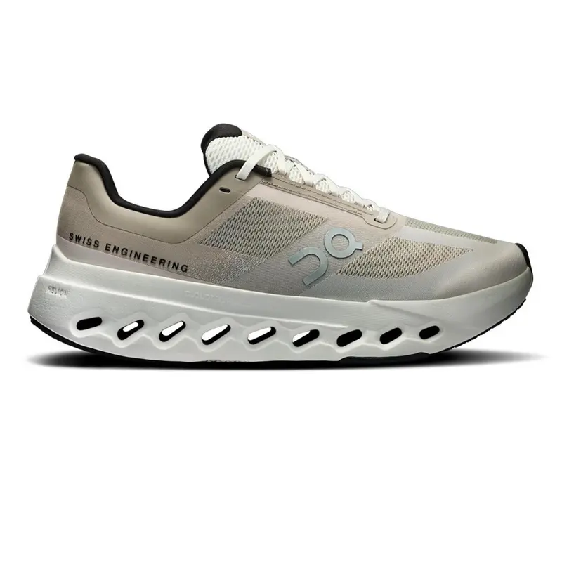 ON Damen Laufschuhe Cloudsurfer Next Fog / Ivory