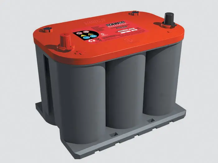 OPTIMA Batterie Red Top 3,7LS, 2 Anschlüsse,