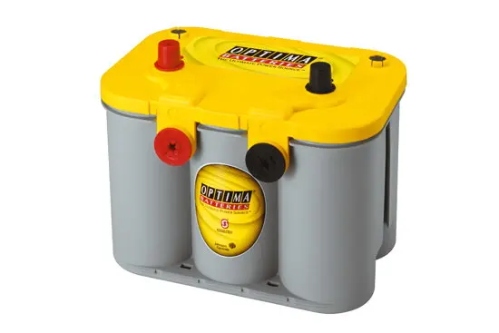 OPTIMA Batterie Yellow Top 4,2LU, mit 4 Anschlüssen