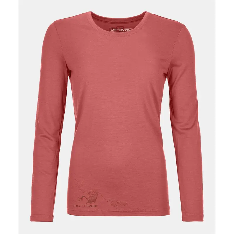 Ortovox 185 Merino Logo Spry LS Women / blush