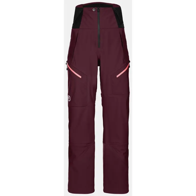 Ortovox 3L Guardian Shell Pants W dark wine