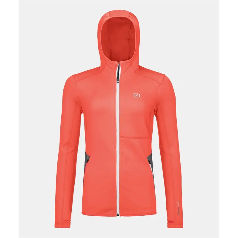 Ortovox Fleece Hoody W coral