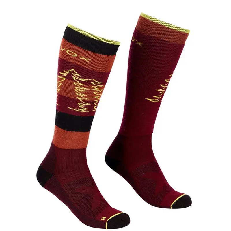 Ortovox Free Ride long Socks W dark wine