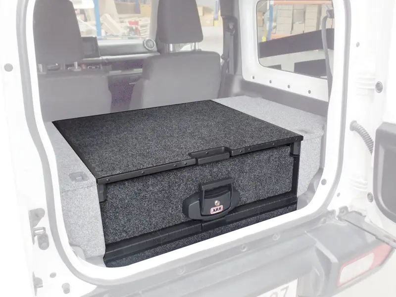 Outback Modular Schublade, mit Auszug, 845 x 790 x 280 (Außen in mm), grau