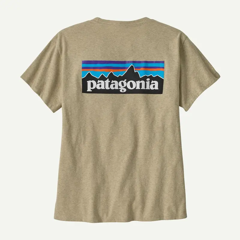 Patagonia Damen P-6 Logo Responsibili Tee Pumice