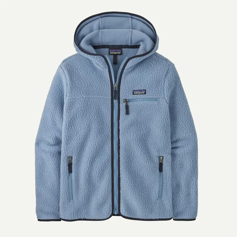 Patagonia Damen Retro Pile Fleece Hoody Barnacle Blue