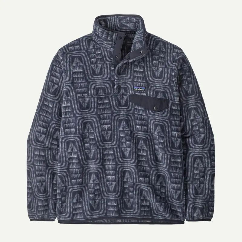 Patagonia Herren Lightweight Synchilla Snap-T Fleece Pullover Flow