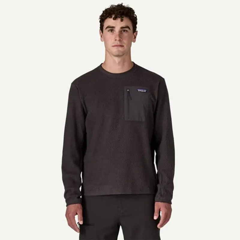 Patagonia Herren R1 Air Fleece Crewneck Schwarz