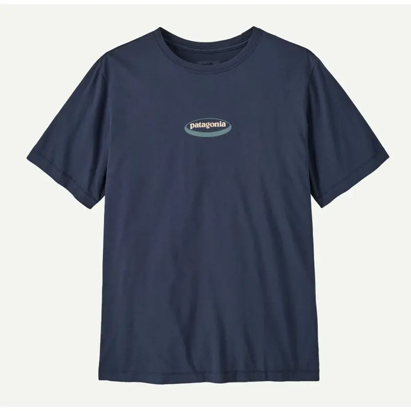 Patagonia M `95 Oval Logo T-Shirt new navy kaleido Herren