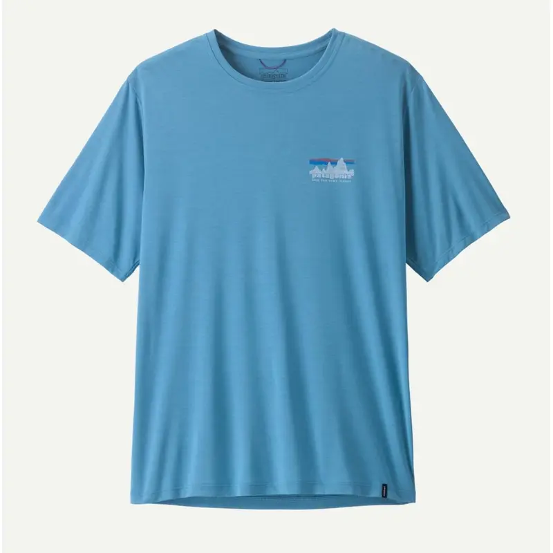 Patagonia M Cap Cool Daily SHirt `73 Skyline light shore blue Herren T-Shirt