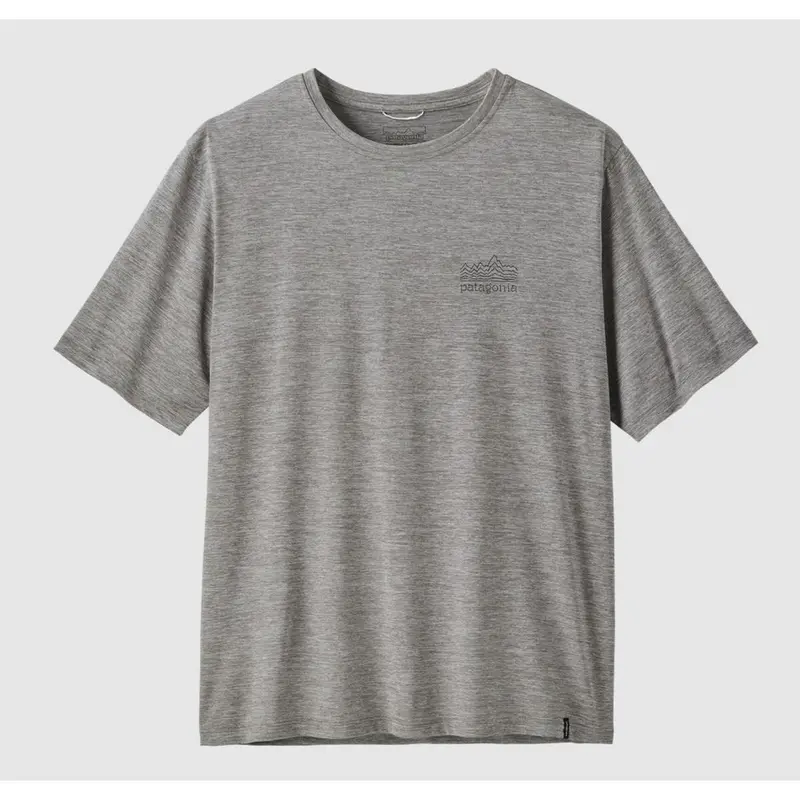 Patagonia M Cap Cool Daily Shirt - Strataspire feather grey Herren T-Shirt