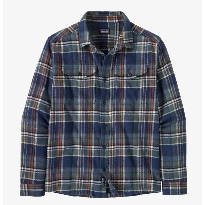 Patagonia M Fjord Flannel Shirt adventure new navy Herren Hemd