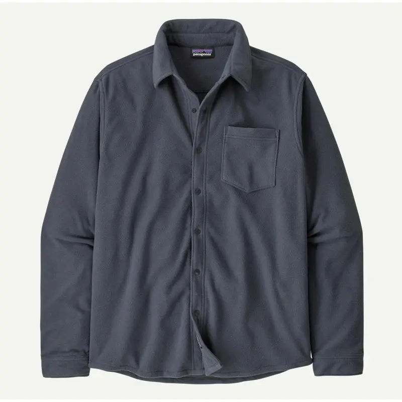 Patagonia M`S Micro D Shirt smolder blue Herren Fleecehemd