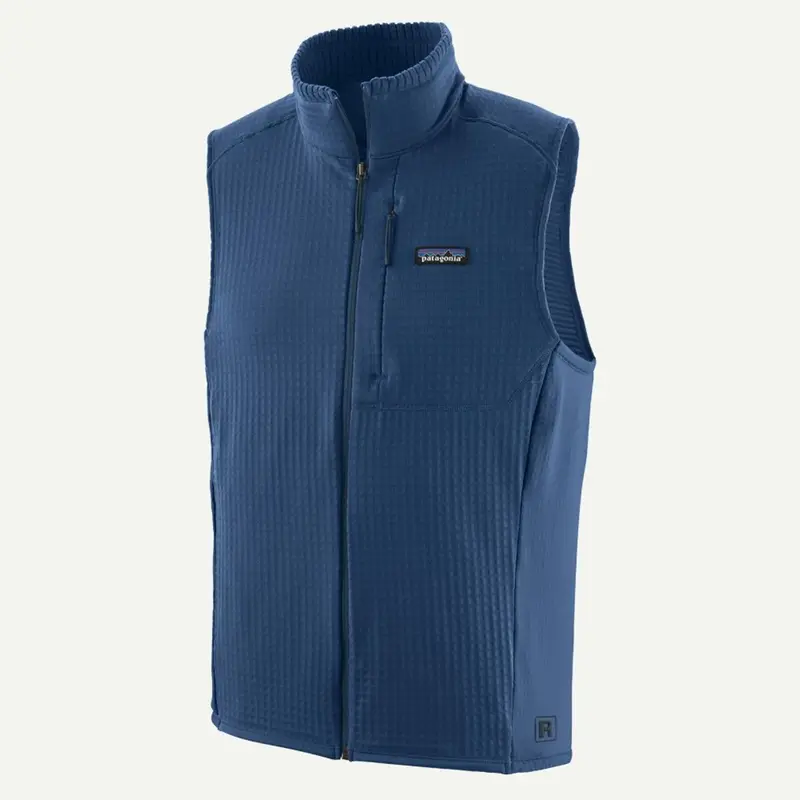 Patagonia M`s R1 Vest clement blue Herren Fleeceweste