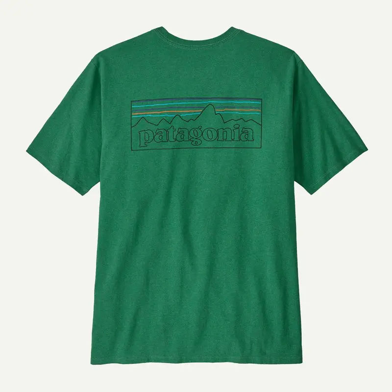 Patagonia Men's P-6 Logo Responsibili-Tee® Heartleaf Green