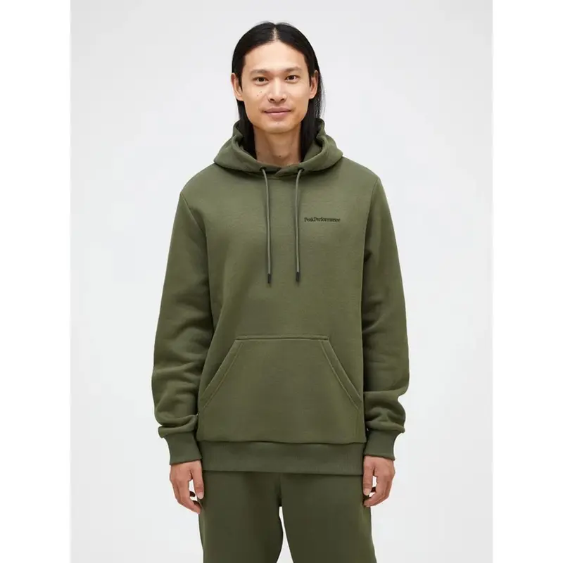 Peak Performance Herren Original Small Logo Hood Pine Needle