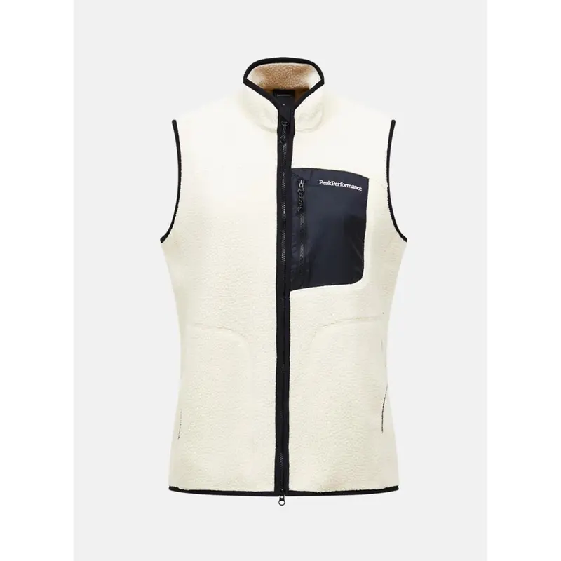 Peak Performance M NatureRush Pile Vest sand fog black Herren Weste