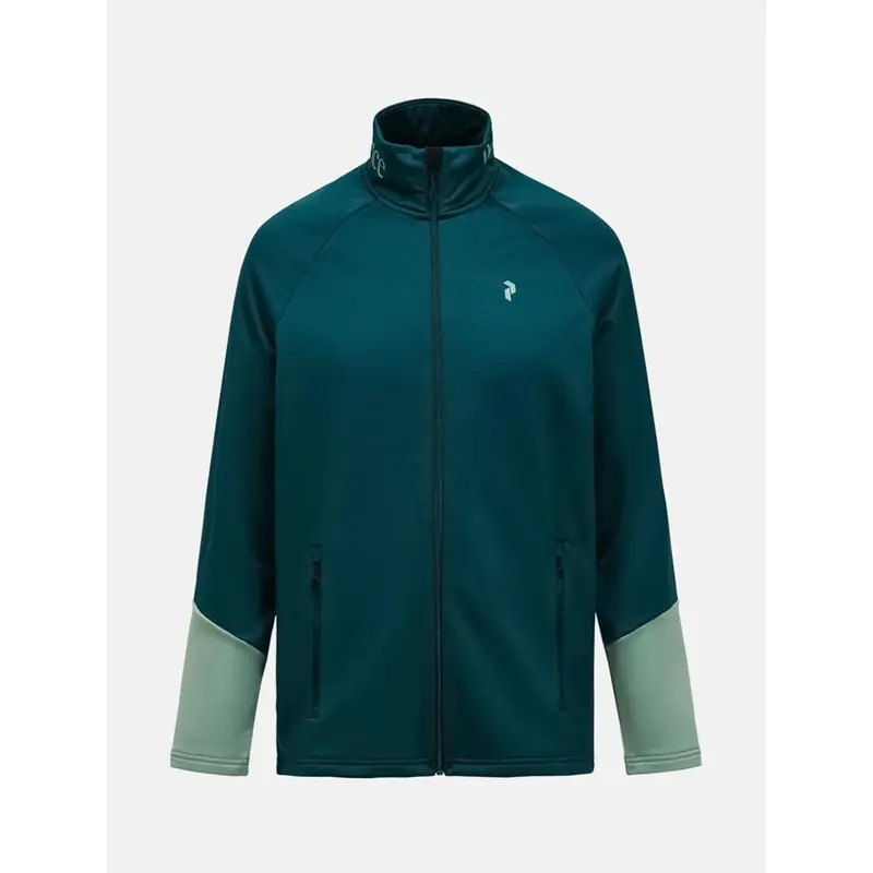 Peak Performance M Rider Essentails Zip Jacket ponderosa pine green valley Herren Fleecejacke