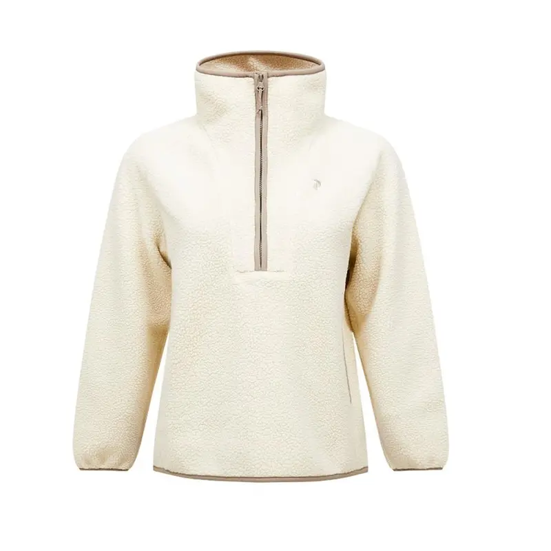 Peak Performance W Nature Rush Pile Half Zip sand fog avid beige Damen Pullover
