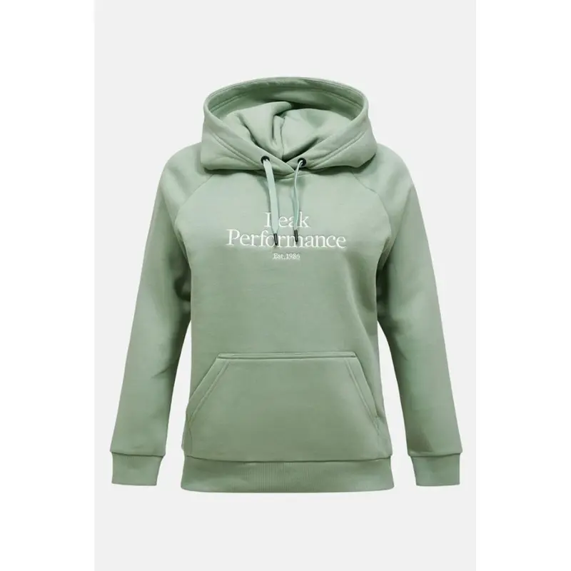 Peak Performance W Original Hood green valley offwhite Damen Hoody