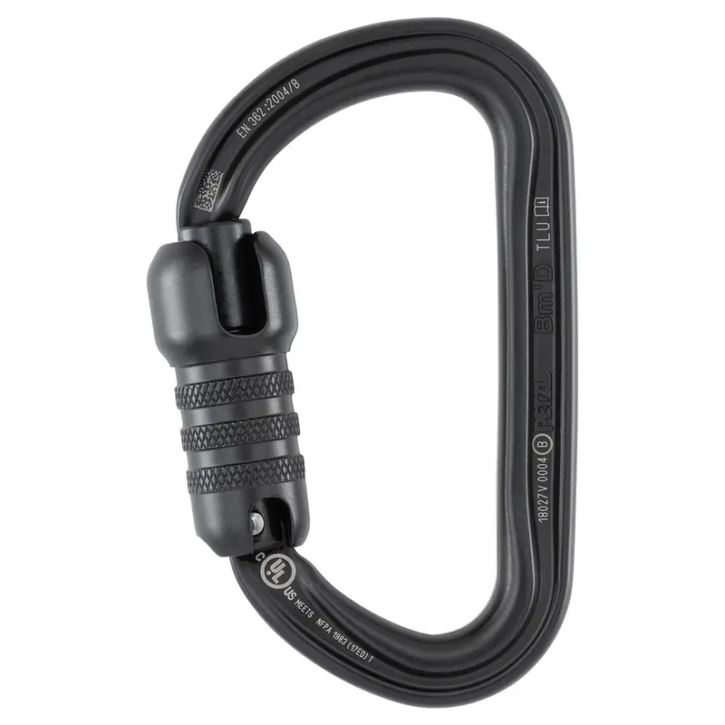 Petzl BmD TRIACT-LOCK Karabiner black