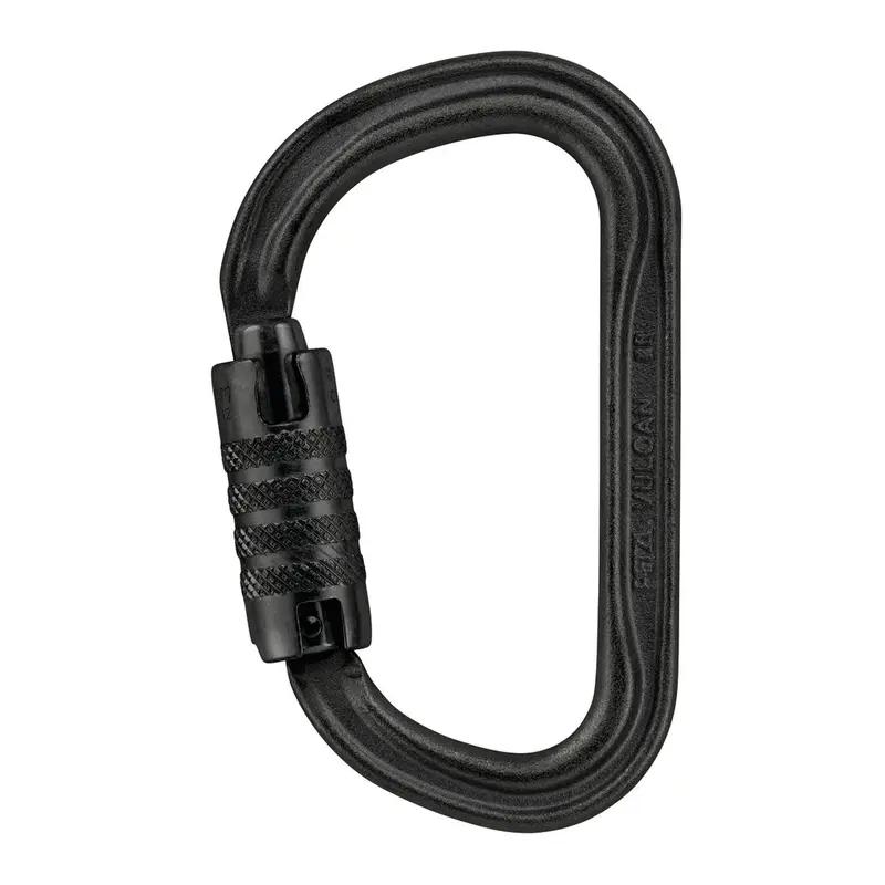 Petzl VULCAN TRIACT-LOCK Stahl-Karabiner black