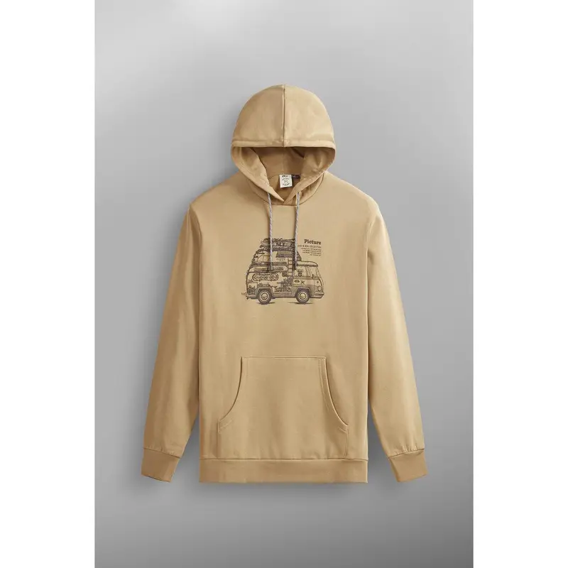 Picture D&S Dogtravel Hoodie Men dark stone