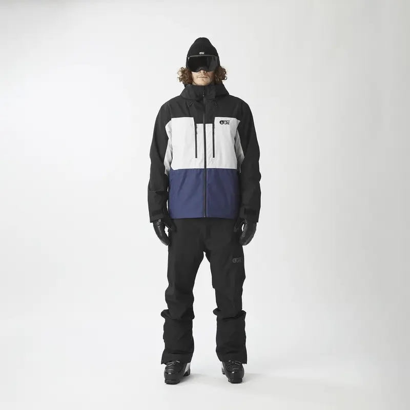 Picture Object Jkt black vapor grey