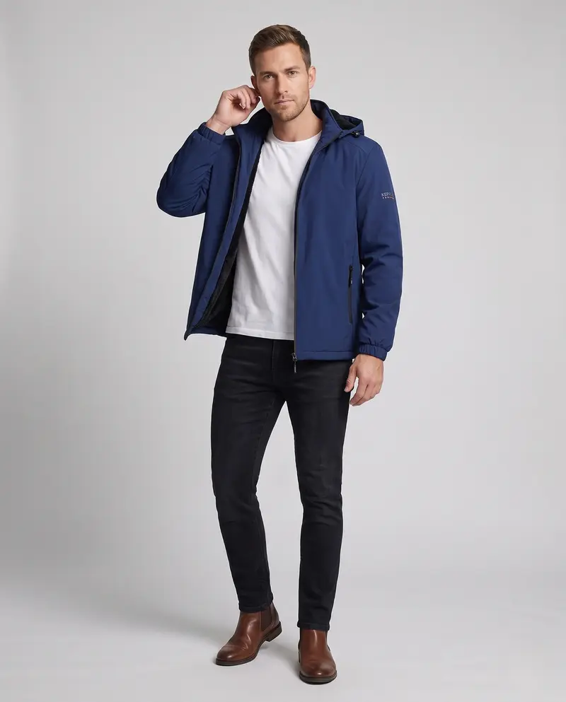 Praktische Übergangsjacke für Männer mit warmer Fütterung Drune