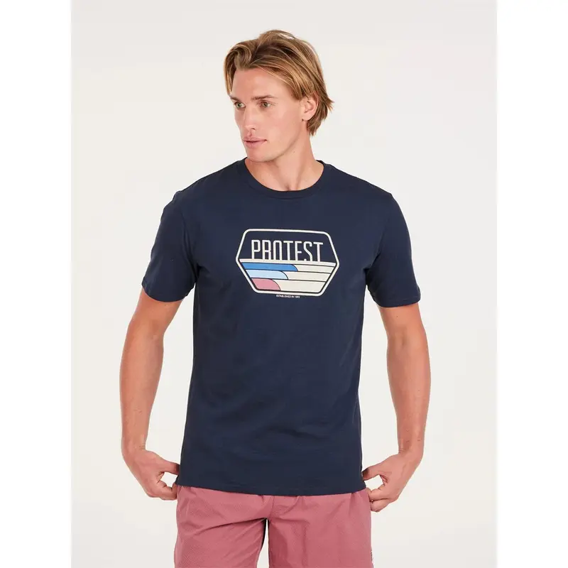 Protest Herren T-Shirt Stan Dunkelblau