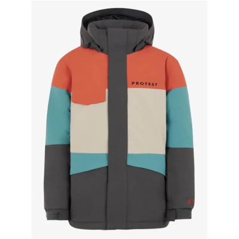 Protest Pecker Jr deep grey Kinder Skijacke